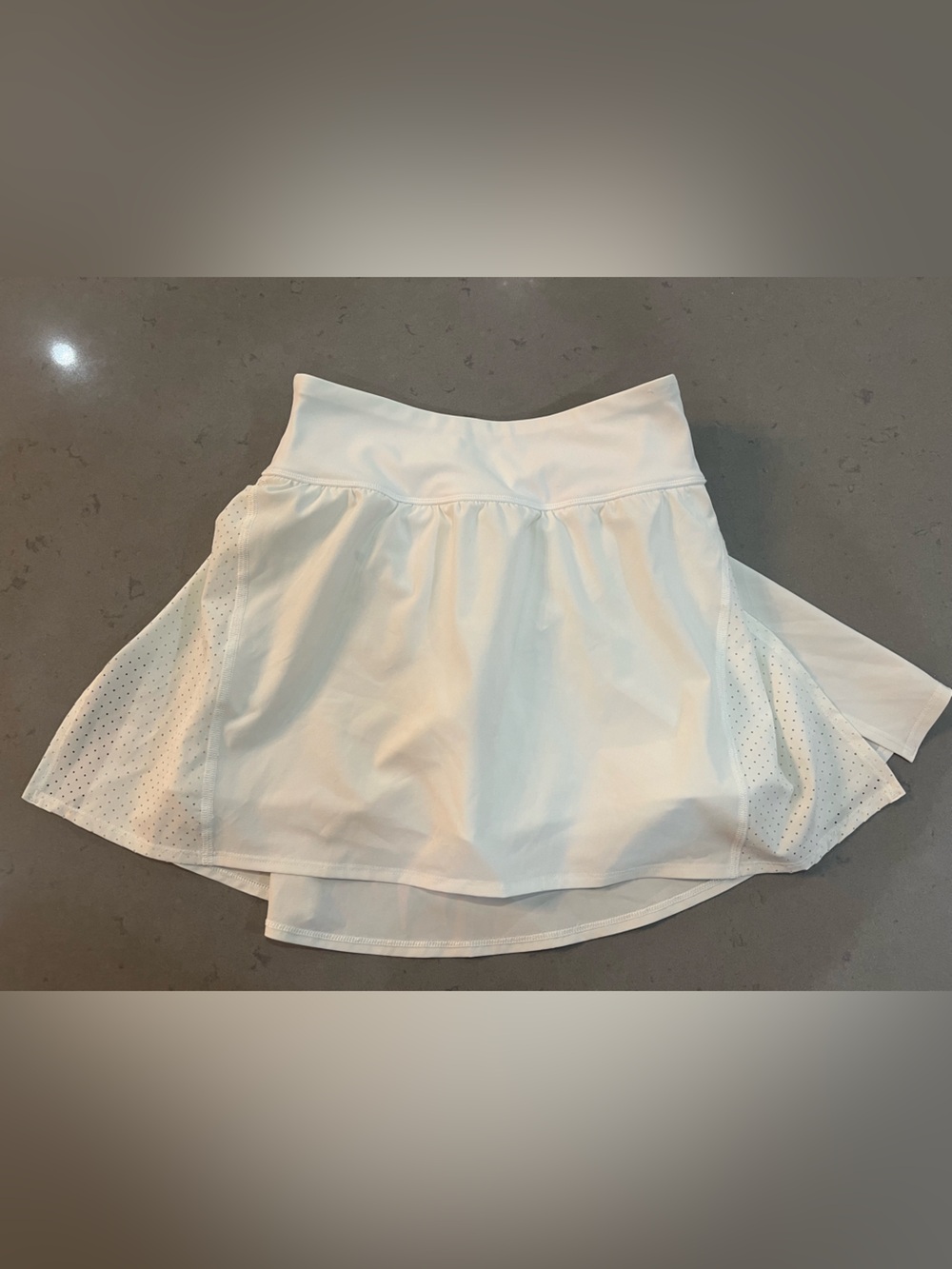 Women's White Athletic SPANX Skort